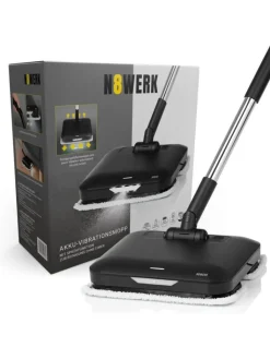 MAXXMEE Staubsauger<Akku-Vibrationsmopp Midnight Black Edition