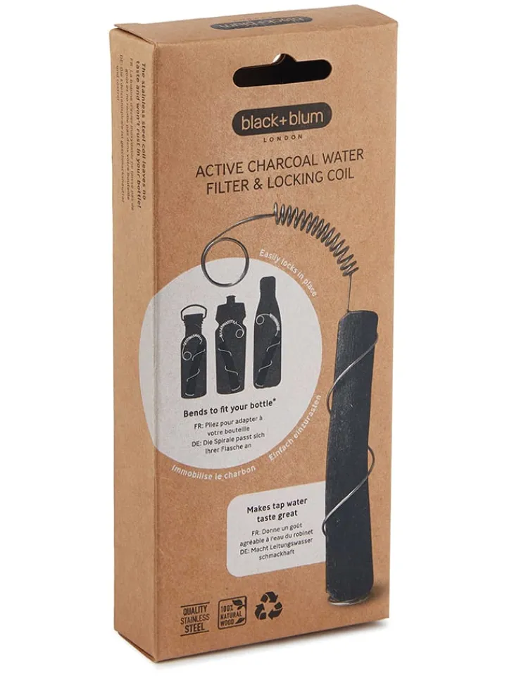 Black+Blum Aufbewahren & Servieren<Aktivkohlefilter in Schwarz - (L)12 cm