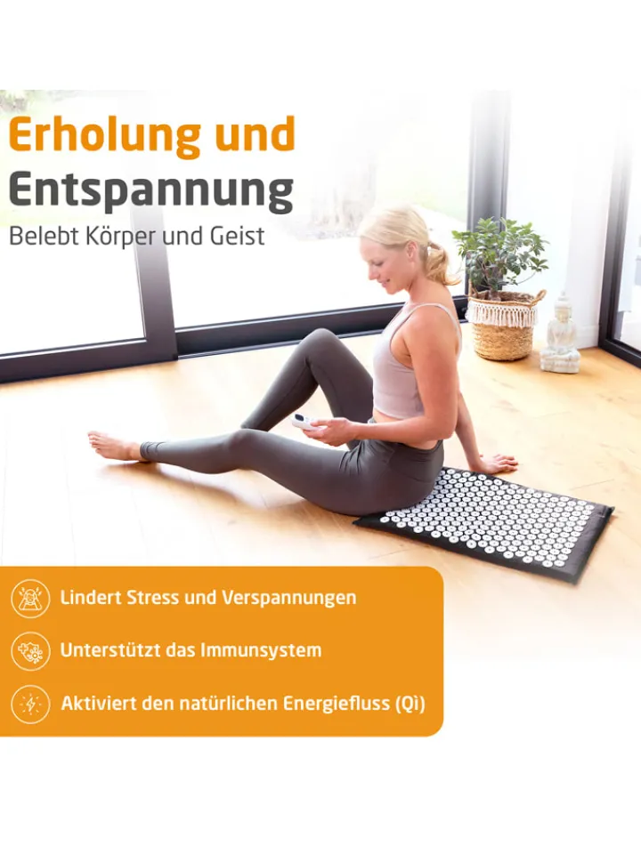 Medisana Pflege & Gesundheit<Akupressur-Matte "MM 100" in Rot