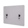 MCW Paravents<Akustik-Tischtrennwand G75, 60x75cm grau