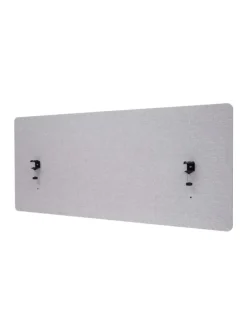 MCW Paravents<Akustik-Tischtrennwand G75, 60x140cm grau