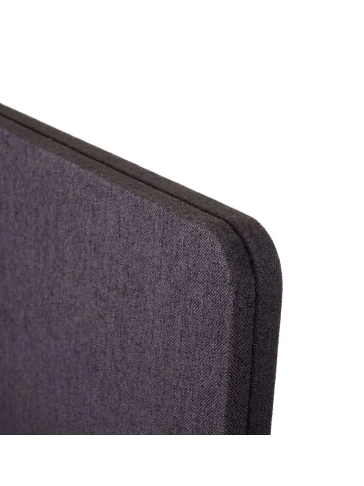 MCW Paravents<Akustik-Tischtrennwand G75, 60x160cm braun-grau