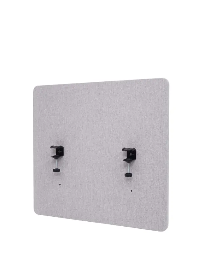 MCW Paravents<Akustik-Tischtrennwand G75, 60x65cm grau