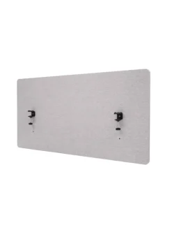 MCW Paravents<Akustik-Tischtrennwand G75, 60x120cm grau