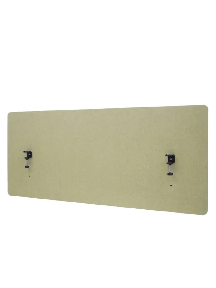 MCW Paravents<Akustik-Tischtrennwand G75, 60x140cm grün