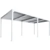 MCW Gartenmöbel<Alu Pergola L41, stabiles Gestell, Weiß