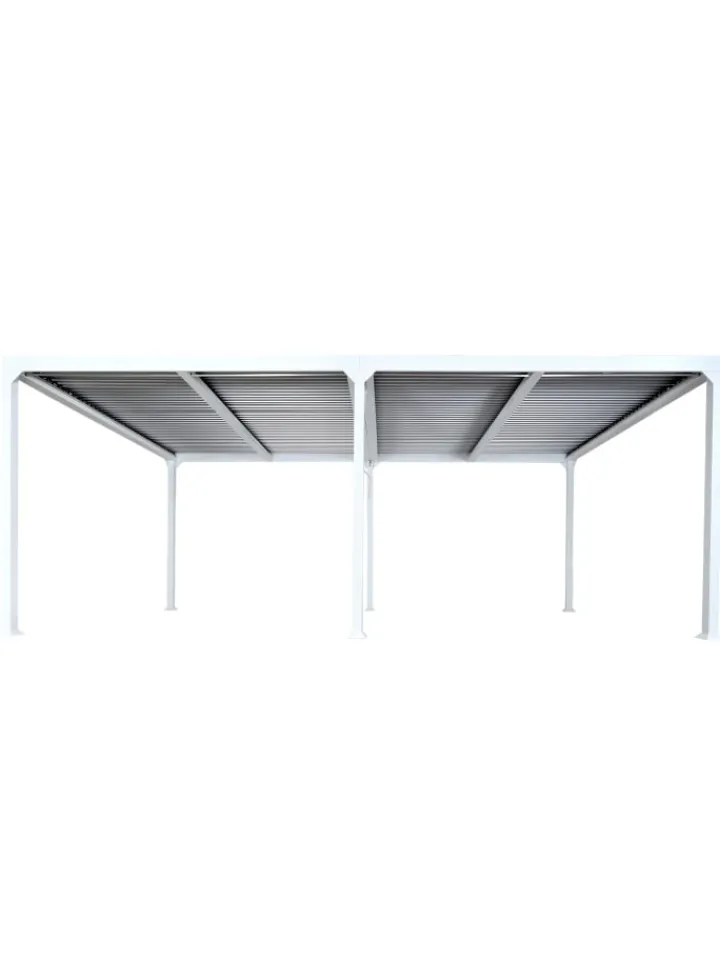 MCW Gartenmöbel<Alu Pergola L41, stabiles Gestell, Weiß