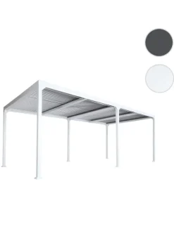 MCW Gartenmöbel<Alu Pergola L41, stabiles Gestell, Weiß