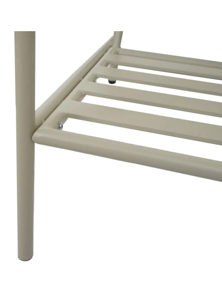 MCW Möbel-Sets<Aluminium-Gartengarnitur O11, Hellgrün Polster beige