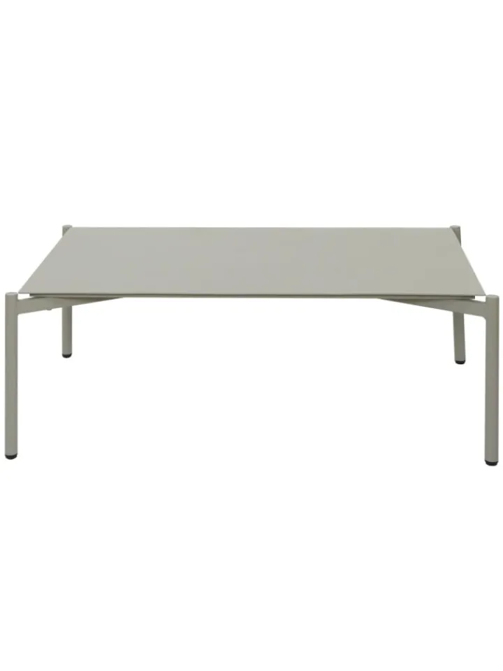 MCW Möbel-Sets<Aluminium-Gartengarnitur O11, Hellgrün Polster beige