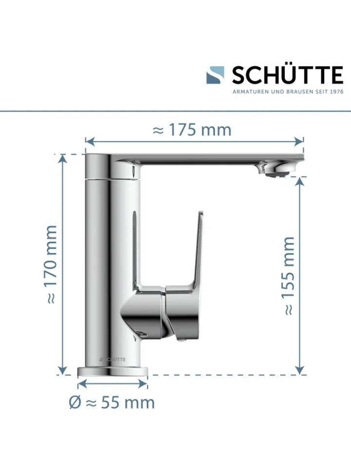 Franz Joseph Schütte Badarmaturen<ARIZONA Waschtischarmatur, Chrom