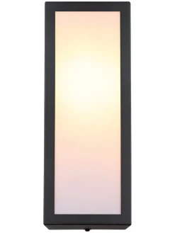 Globo lighting Außenbeleuchtung|Außenleuchten<Außenleuchte "Gundula" in Schwarz - (B)14 x (H)32 x (T)12 cm