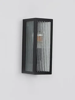 Globo lighting Außenbeleuchtung|Außenleuchten<Außenleuchte "Gundula" in Schwarz - (B)14 x (H)32 x (T)12 cm