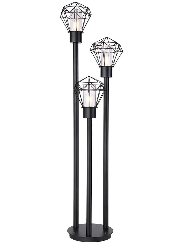Globo lighting Außenbeleuchtung|Außenleuchten<Außenleuchte "Horace" in Schwarz - (H)170 x Ø 44,5 cm