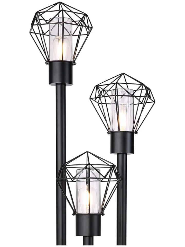Globo lighting Außenbeleuchtung|Außenleuchten<Außenleuchte "Horace" in Schwarz - (H)170 x Ø 44,5 cm
