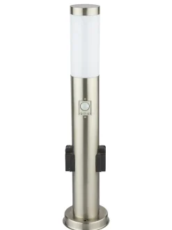 Globo lighting Außenbeleuchtung|Außenleuchten<Außenleuchte in Silber - (H)60 x Ø 13 cm