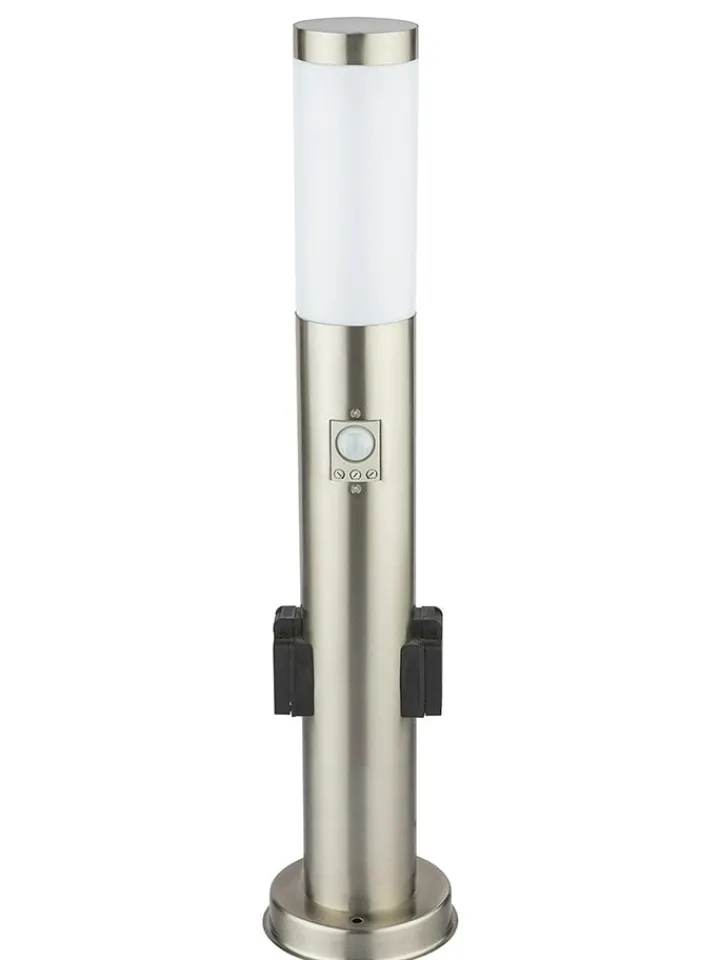 Globo lighting Außenbeleuchtung|Außenleuchten<Außenleuchte in Silber - (H)60 x Ø 13 cm