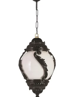FLORIANE GARDEN Außenbeleuchtung<Außenleuchte in Weiß/ Schwarz - (H)85 x Ø 30 cm