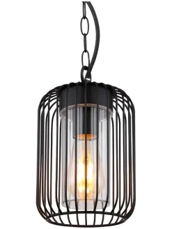 Globo lighting Außenbeleuchtung|Außenleuchten<Außenleuchte "Nina" in Schwarz - (H)75,5 x Ø 16 cm