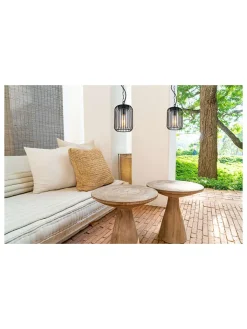 Globo lighting Außenbeleuchtung|Außenleuchten<Außenleuchte "Nina" in Schwarz - (H)75,5 x Ø 16 cm