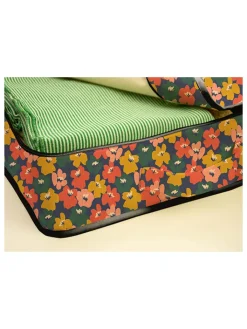 The Wild Hug Kisten & Körbe<Aufbewahrungsbox "Flowers" in Bunt - (B)36 x (H)11 x (T)25 cm