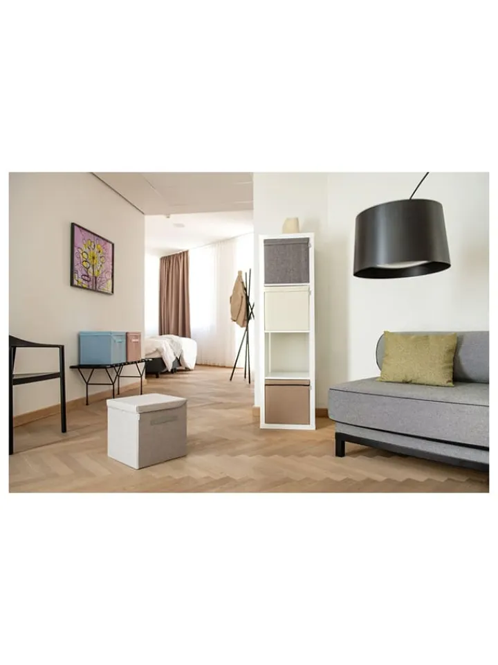 Lifeney Kisten & Körbe<Aufbewahrungsbox in Hellblau - (B)33 x (H)33 x (T)33 cm