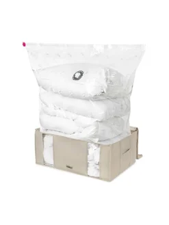 Compactor Weitere Haushaltshelfer<Aufbewahrungsbox "Life 2.0" in Beige - (B)65 x (H)27 x (T)50 cm