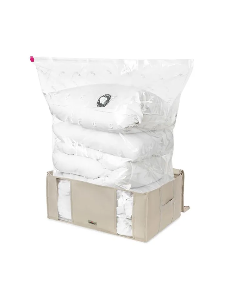 Compactor Weitere Haushaltshelfer<Aufbewahrungsbox "Life 2.0" in Beige - (B)65 x (H)27 x (T)50 cm