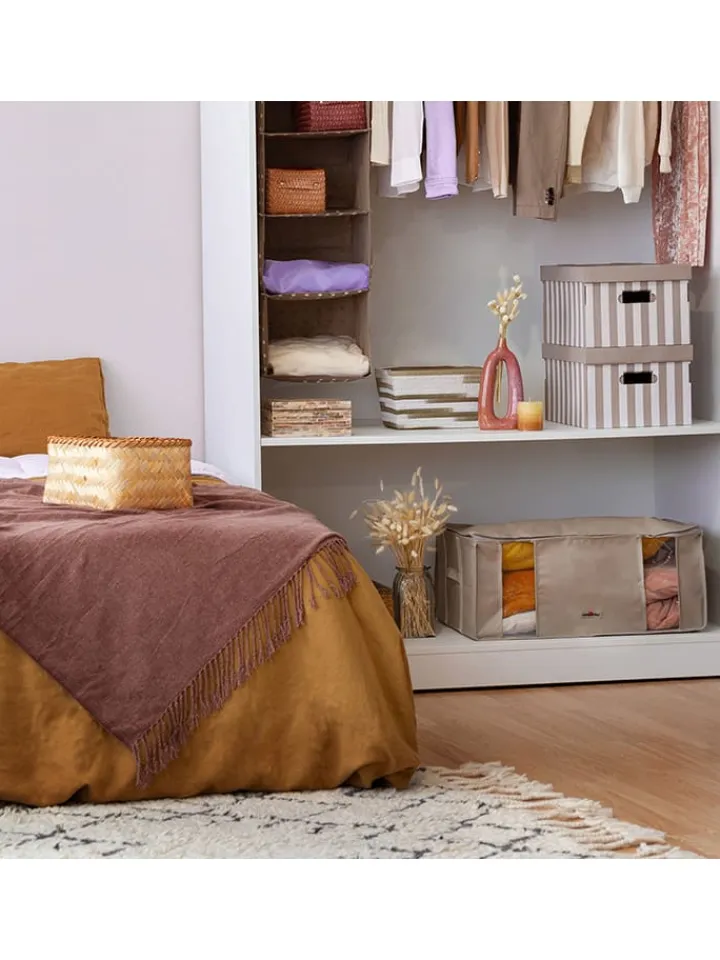 Compactor Weitere Haushaltshelfer<Aufbewahrungsbox "Life 2.0" in Beige - (B)65 x (H)27 x (T)50 cm