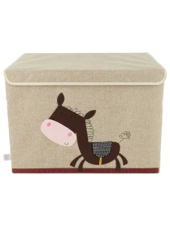 Bieco Spielwaren Kisten & Körbe<Aufbewahrungsbox mit Deckel "Esel" in Beige - (B)51 x (H)36 x (T)36 cm