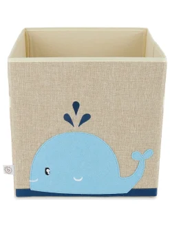 Bieco Spielwaren Kisten & Körbe<Aufbewahrungsbox "Wal" in Beige - (B)33 x (H)33 x (T)33 cm