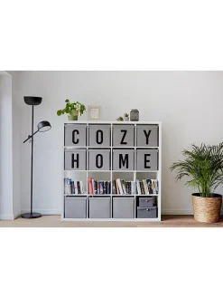 STORE IT Kisten & Körbe<Aufbewahrungskiste "J" in Grau - (B)30 x (H)30 x (T)30 cm