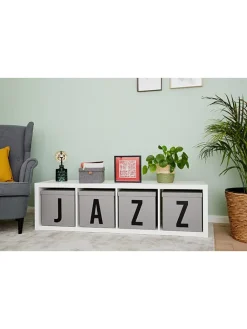 STORE IT Kisten & Körbe<Aufbewahrungskiste "J" in Grau - (B)30 x (H)30 x (T)30 cm