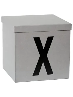 STORE IT Kisten & Körbe<Aufbewahrungskiste "X" in Grau - (B)30 x (H)30 x (T)30 cm