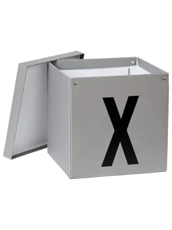 STORE IT Kisten & Körbe<Aufbewahrungskiste "X" in Grau - (B)30 x (H)30 x (T)30 cm