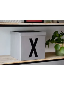 STORE IT Kisten & Körbe<Aufbewahrungskiste "X" in Grau - (B)30 x (H)30 x (T)30 cm