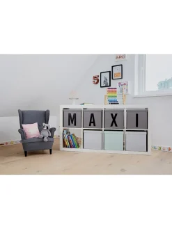 STORE IT Kisten & Körbe<Aufbewahrungskiste "X" in Grau - (B)30 x (H)30 x (T)30 cm