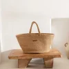 ABERTO DESIGN Kisten & Körbe<Aufbewahrungskorb in Hellbraun - (H)30 cm