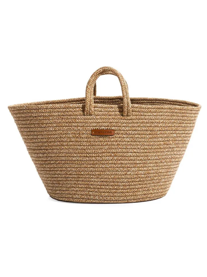 ABERTO DESIGN Kisten & Körbe<Aufbewahrungskorb in Hellbraun - (H)30 cm