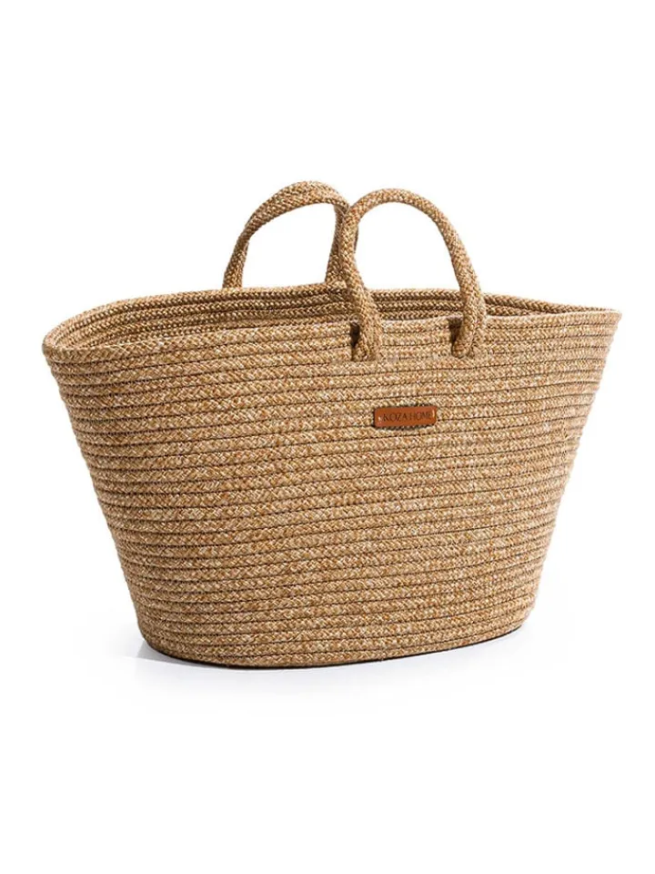 ABERTO DESIGN Kisten & Körbe<Aufbewahrungskorb in Hellbraun - (H)30 cm