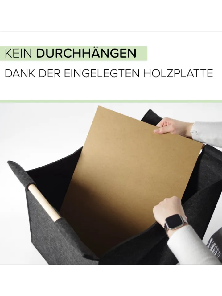 kobolo Kisten & Körbe<Aufbewahrungskorb LOGCARRYALL31 in Grau