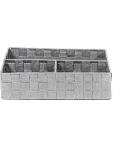 Compactor Kisten & Körbe<Aufbewahrungskorb "Stan" in Grau - (B)32 x (H)25 x (T)8 cm