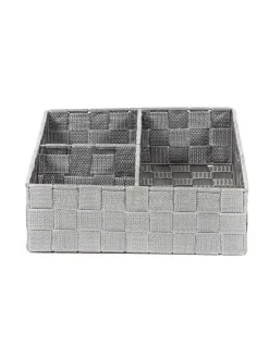 Compactor Kisten & Körbe<Aufbewahrungskorb "Stan" in Grau - (B)32 x (H)25 x (T)8 cm