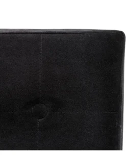 WellHome Sitzmöbel<Aufbewahrungspouf in Schwarz - (B)38 x (H)38 x (T)38 cm