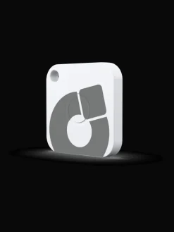 musegear Smarthome & Wetterstationen<Aufladbarer Bluetooth-Schlüsselfinder "recharge" in weiß, 2er Pack
