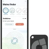 musegear Smarthome & Wetterstationen<Aufladbarer Bluetooth-Schlüsselfinder "recharge" in schwarz, 3er Pack