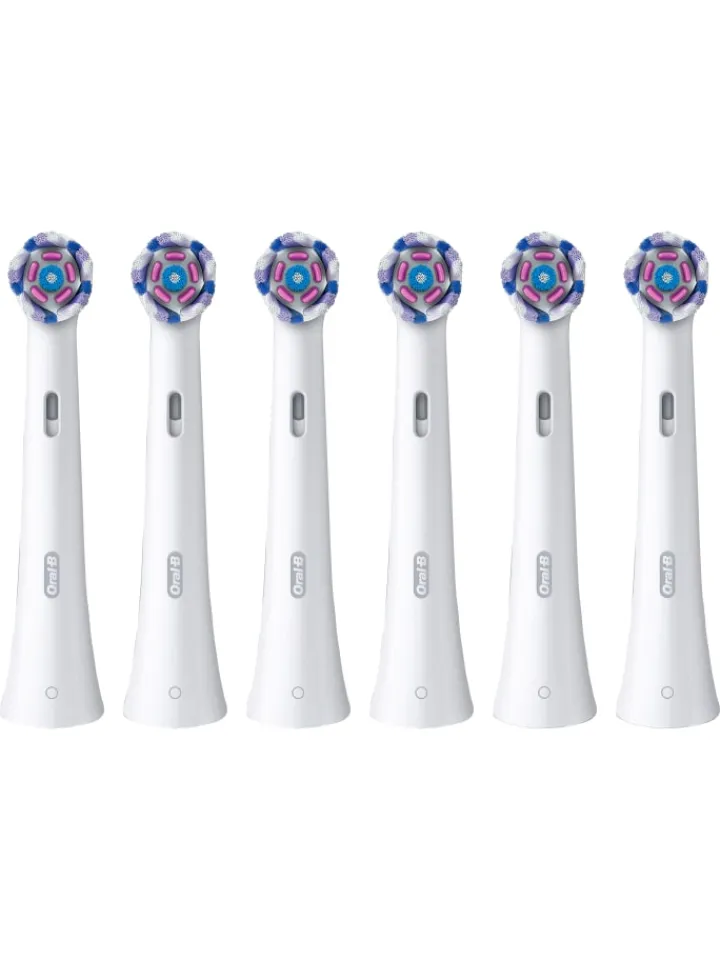 Oral-B Zahn & Mundpflege<Aufsteckbürsten "iO - Strahlendes Weiß" in Weiß (6er-Pack)