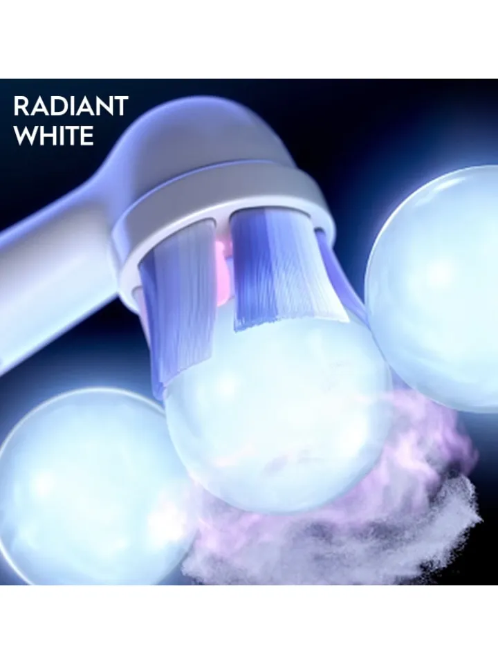 Oral-B Zahn & Mundpflege<Aufsteckbürsten "iO - Strahlendes Weiß" in Weiß (6er-Pack)