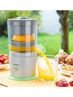 InnovaGoods Küchenelektronik<Automatischer Entsafter "Juisso" in Grau/ Grün - 250 ml