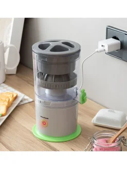 InnovaGoods Küchenelektronik<Automatischer Entsafter "Juisso" in Grau/ Grün - 250 ml